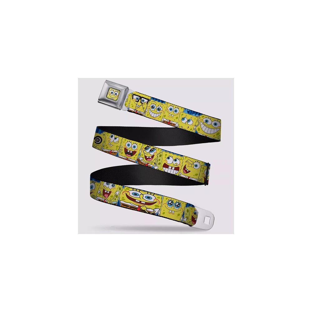 Buckle-Down SpongeBob SquarePants Closeup Seatbelt Belt