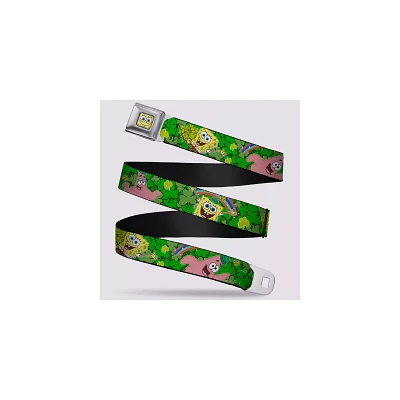 Buckle-Down SpongeBob SquarePants and Patrick Star St. Patrick's Seatbelt Belt