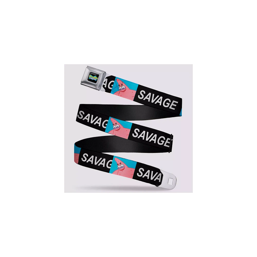 Buckle-Down Patrick Star Savage Seatbelt Belt - SpongeBob SquarePants