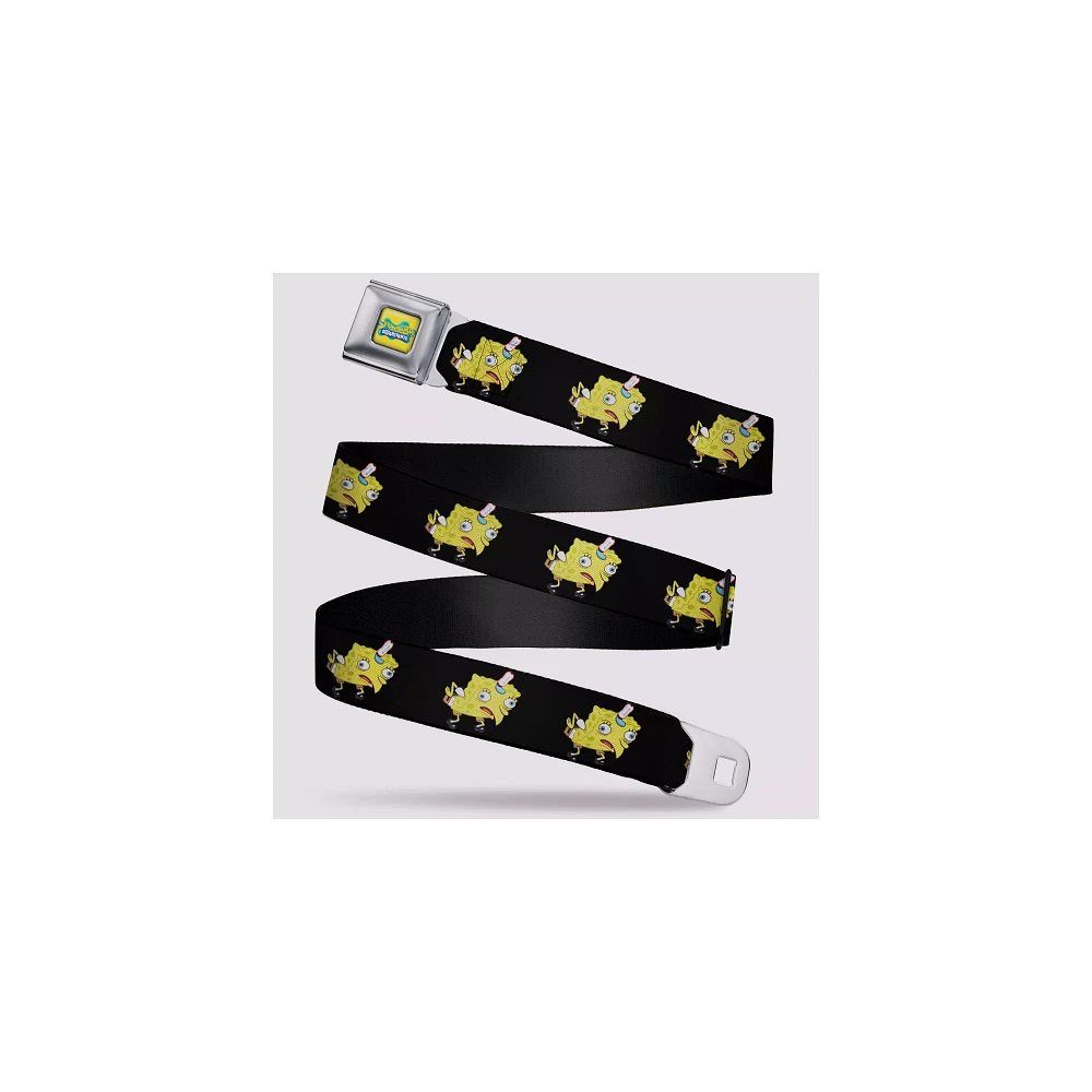 Buckle-Down SpongeBob SquarePants Mocking Seatbelt Belt