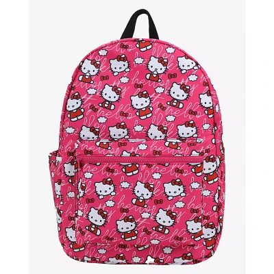 Pink Hello Kitty Patterned Backpack - Hello Kitty & Friends