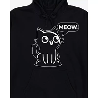 Black Cat 3D Ear Hoodie