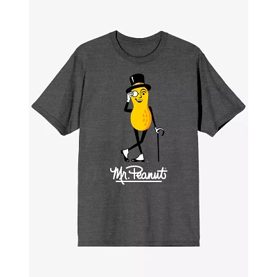 Gray Mr. Peanut T Shirt
