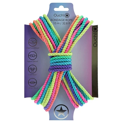 Ouch Multi-Color Bondage Rope