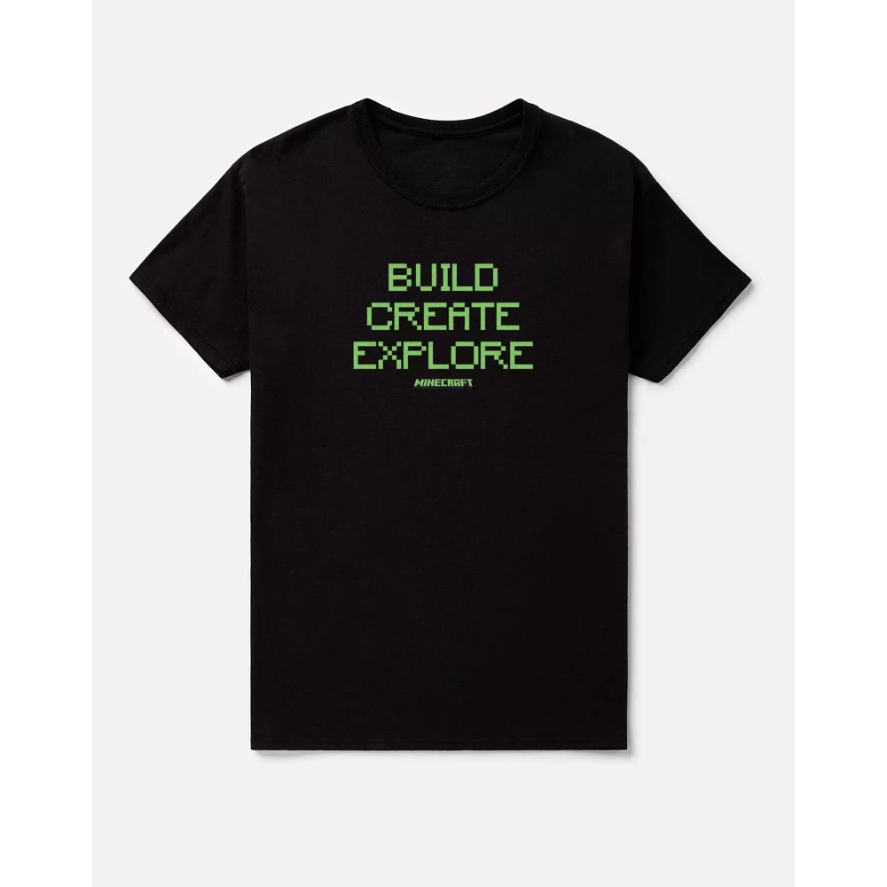Build Create Explore T Shirt - Minecraft