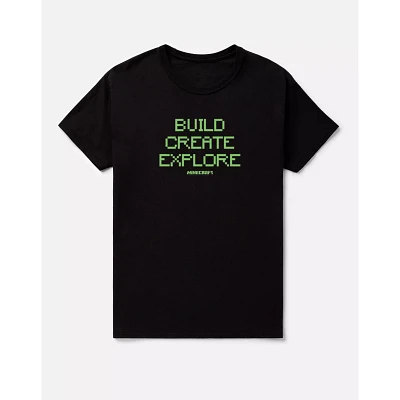 Build Create Explore T Shirt - Minecraft