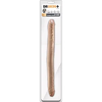 Dr. Skin Posable Double Dong Dildo Beige