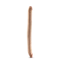 Dr. Skin Posable Double Dong Dildo Beige