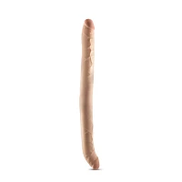 Dr. Skin Posable Double Dong Dildo Beige