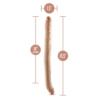 Dr. Skin Posable Double Dong Dildo Beige