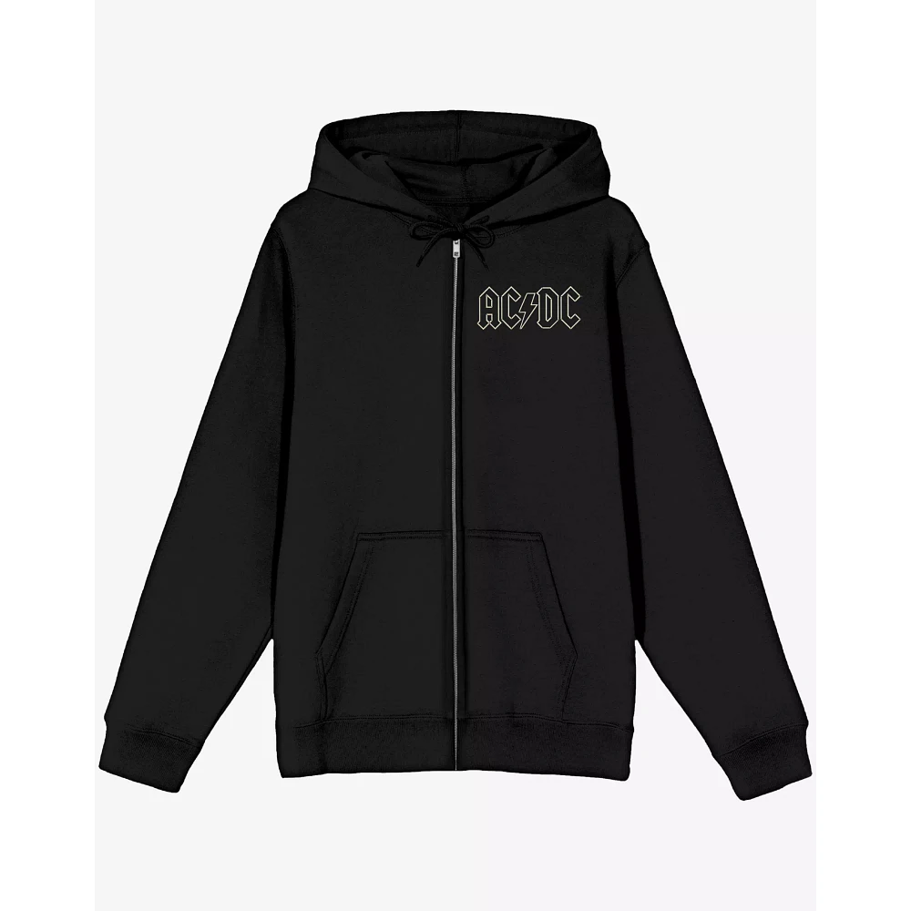 ACDC American Flag Zip Hoodie