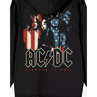 ACDC American Flag Zip Hoodie