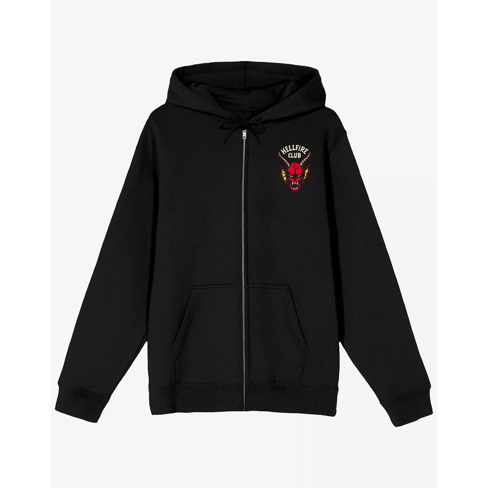 Hellfire Club Zip Hoodie - Stranger Things