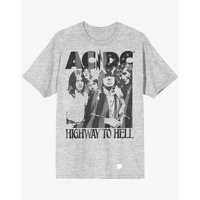 Gray Highway to Hell T Shirt - ACDC