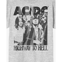 Gray Highway to Hell T Shirt - ACDC