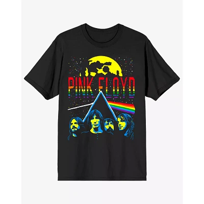 Rainbow Dark Side of the Moon T Shirt - Pink Floyd