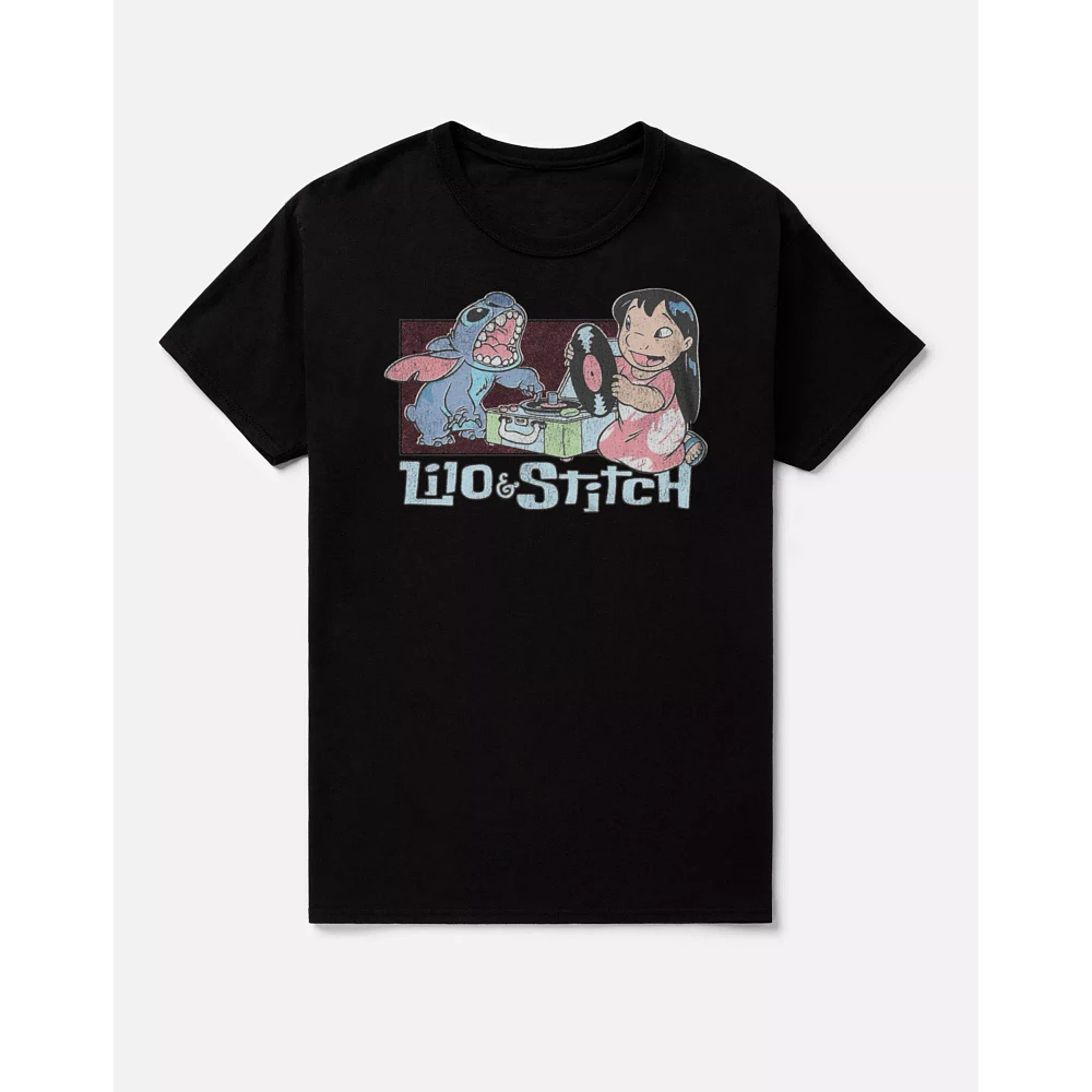 Lilo & Stitch Record Player T Shirt