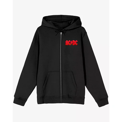 ACDC Angus Young Horns Zip Hoodie