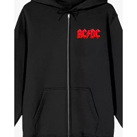 ACDC Angus Young Horns Zip Hoodie