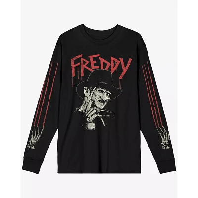 Freddy Krueger Claws Long Sleeve T Shirt - A Nightmare on Elm Street