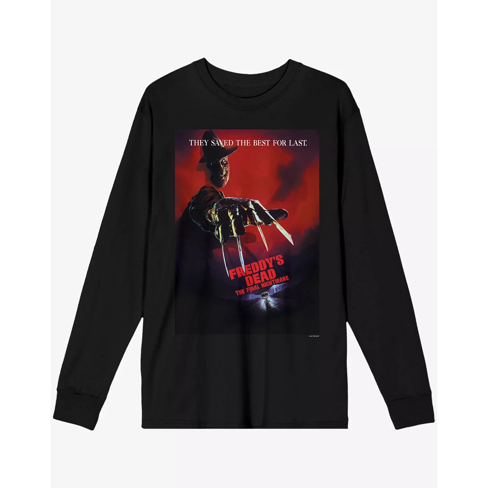 Freddy's Dead Long Sleeve T Shirt - A Nightmare on Elm Street