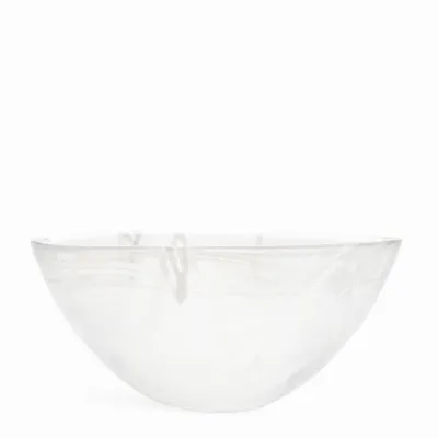 Kosta Boda Contrast White Bowl