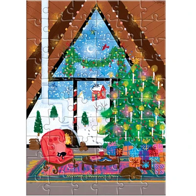 Joy Laforme Cozy Cabin Greeting Card Puzzle