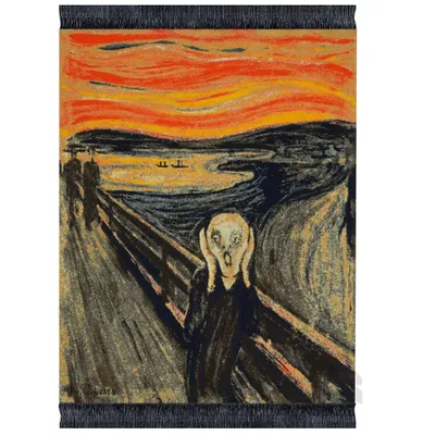 The Scream by Edvard Munch Mouse Rug