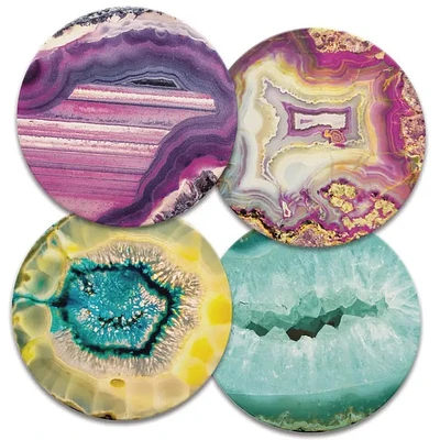 Agates Coasters Set