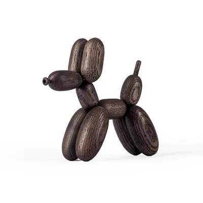 Balloon Dog Wooden Figure Small