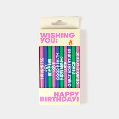 Wishing You: Birthday Candles