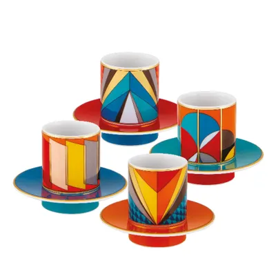 Vista Alegre Futurismo Coffee Cups Set/4