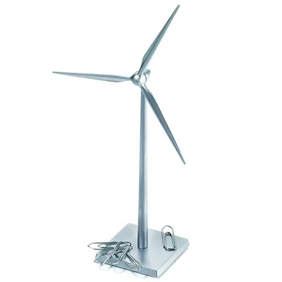 Wind Turbine Magnetic Paperclip Holder