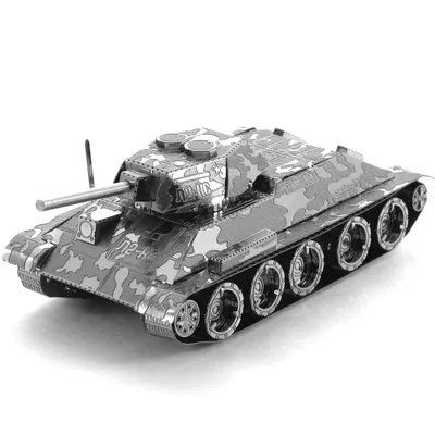 3D Metal Model Kit T-34 Tank