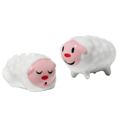 Alessi Figurine Tiny Little Sheep Set of 2