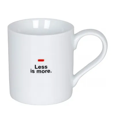 Bauhaus Architect Mug Less is More