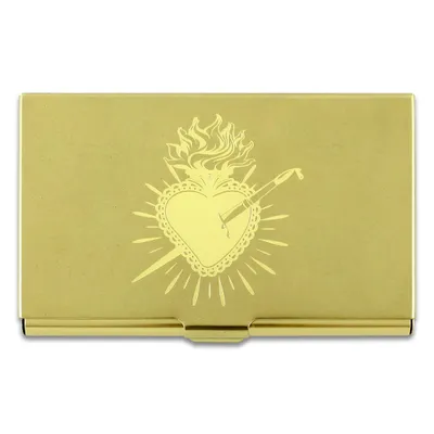 Etched Card Case Heart by Frida Kahlo