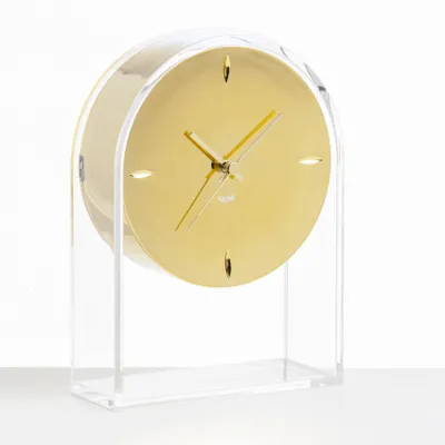 Kartell Air Du Temps Clock Crystal/Gold