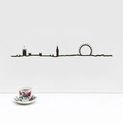 The Line City Skyline Silhouette London