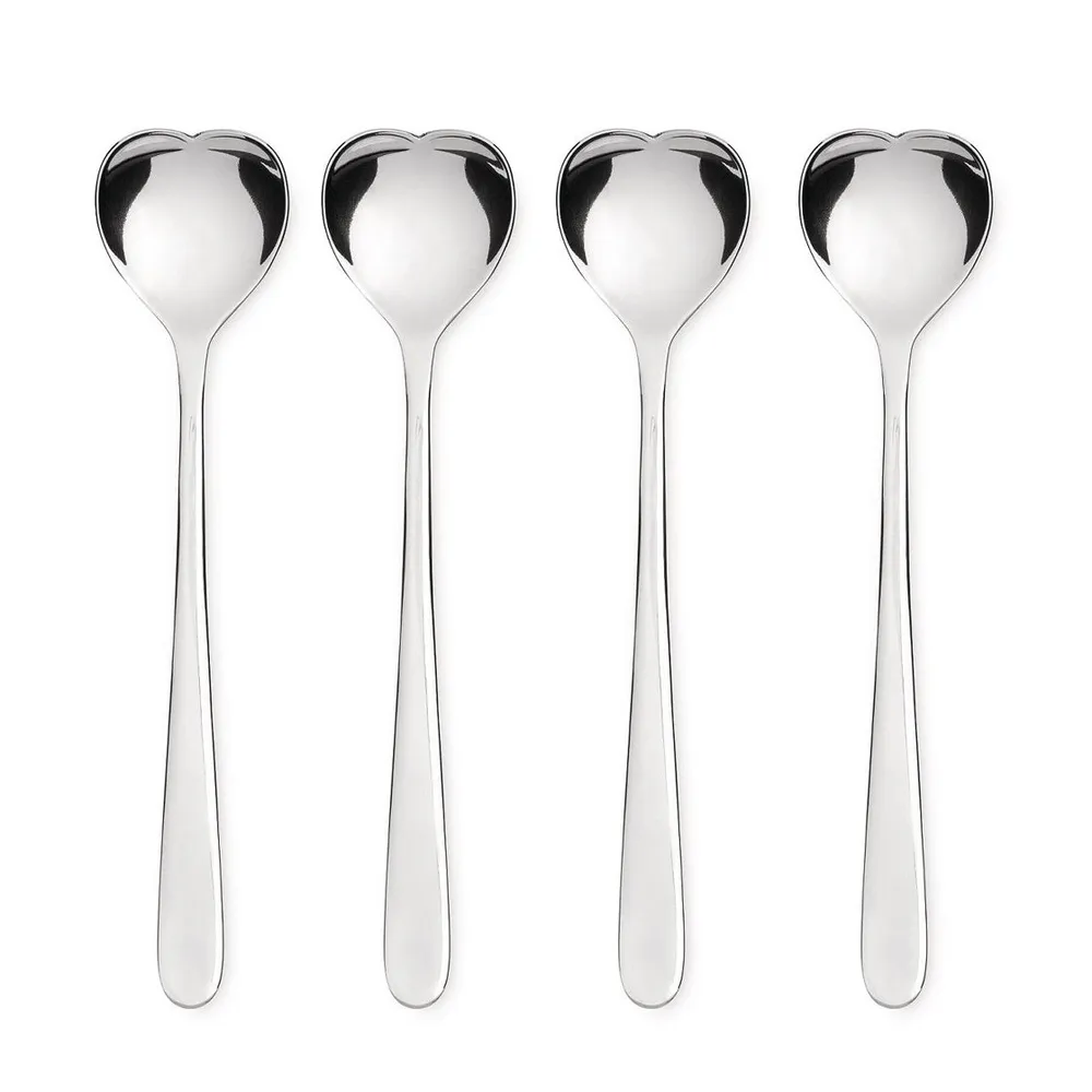 Alessi Big Love Ice Cream Spoon, Set of 4