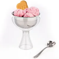 Alessi Big Love Ice Cream Bowl with Heart Shaped Spoon