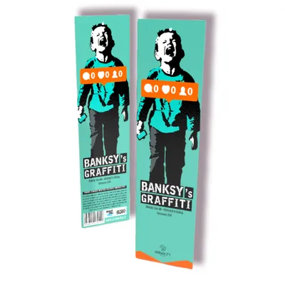 Banksy bookmark “Nobody Likes Me”