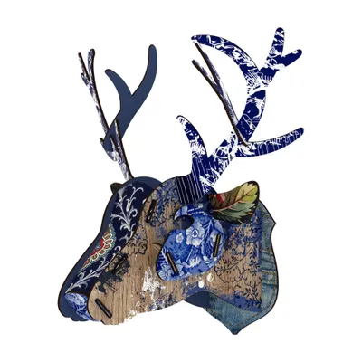 Wall Sculpture Trophy Deer Head Breaking News