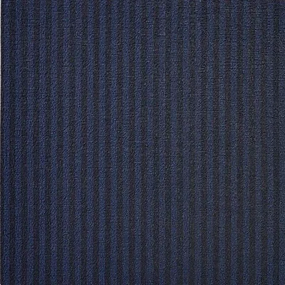 Chilewich Shag Breton Stripe Floormat Blueberry