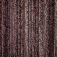 Chilewich Shag Skinny Stripe Floormat Mulberry