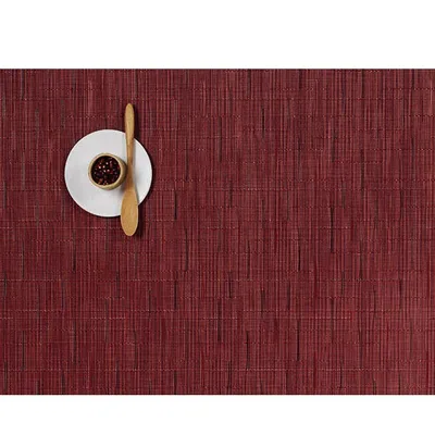 Chilewich Bamboo Cranberry Collection