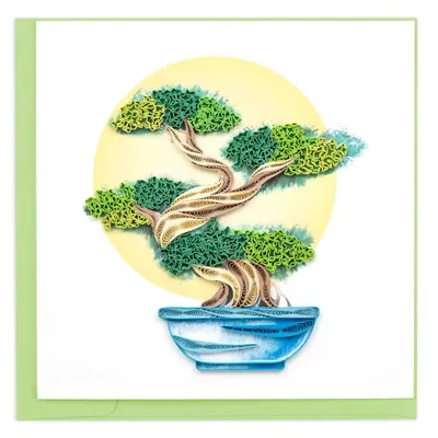 Greeting Card Bonsai Tree