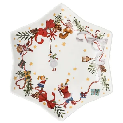 Rosenthal Christmas Star-Shaped Plate (Limited Edition)