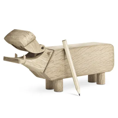 Wooden Hippo by Kay Bojesen