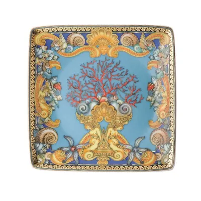 Rosenthal Versace Canape Dish Medusa Les Tresors De La Mer